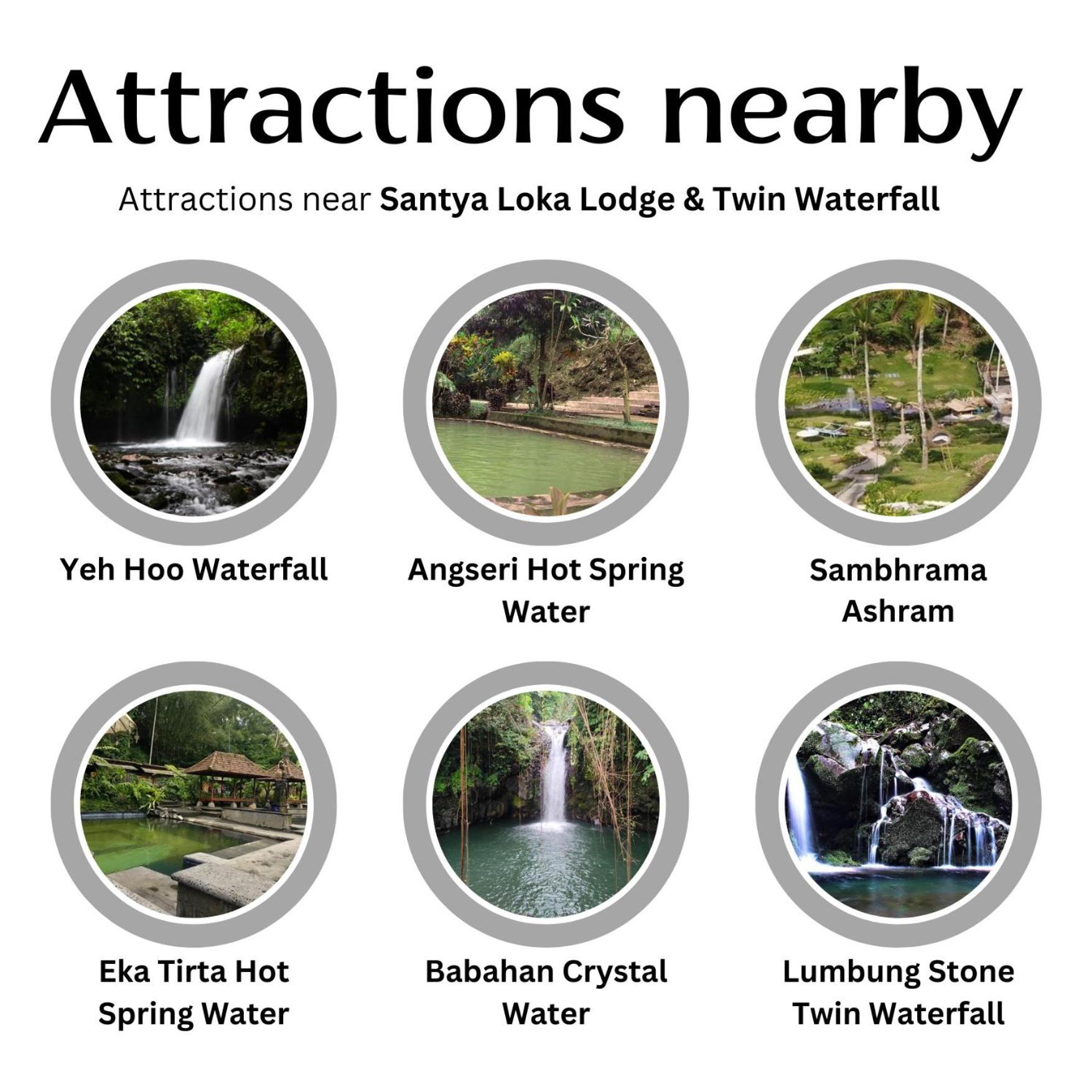 ג'טילווי Santya Loka Lodge & Twin Waterfall מראה חיצוני תמונה